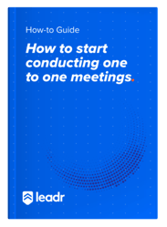 How to start conducting on to one meetings